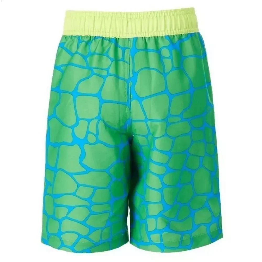 NEW! NWT SAINT EVE Boys Youth Dinosaur Beach Cover Up Robe & Swimsuit 2Piece Set